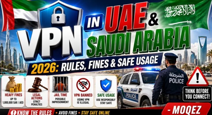 VPN in UAE & Saudi Arabia 2026: Rules, Fines & Safe Usage - Moqez